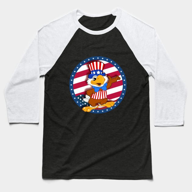 USA SAM Baseball T-Shirt by richhwalsh